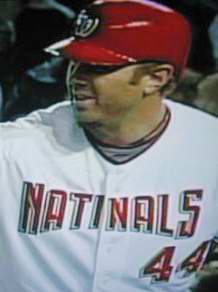 Washington Nationals outfielder Adam Dunn's uniform was misspelled to read Natinals