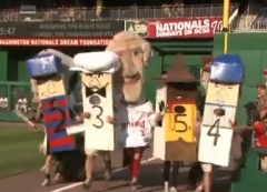Milwaukee Brewers racing sausages have substitutes at Nationals Park