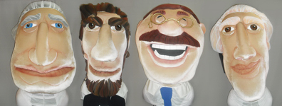 The Washington Nationals racing presidents got new costumes and a facelift courtesy of Randy Carfagno Productions