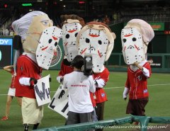 Nationals racing presidents as Jason for friday the 13th by Cheryl Nichols