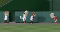 Washington Nationals Racing Presidents - Football Game