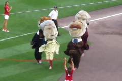 Presidents Race photo finish - Washington Nationals Presidents Race photo finish - Washington Nationals