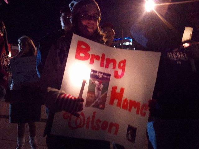 Wilson Ramos Nationals Vigil Sign