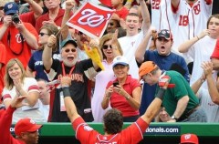 Washington Nationals Rubber Chicken Man Hugh Kaufman