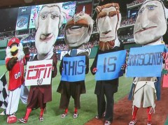 Presidents Race ESPN Sportscenter by Cheryl Nichols