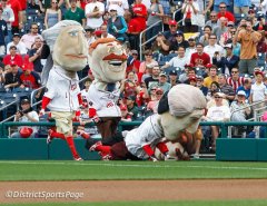Washington Nationals Presidents Race by Cheryl Nichols