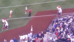 Abe Lincoln Cheats presidents race Nationals Park