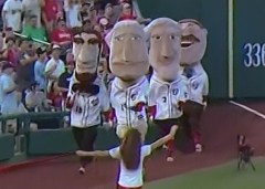 Washington Nationals Presidents Race Nationals Park