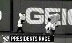 Nationals Park black and white 1924 scoreboard