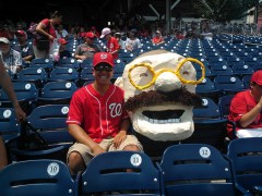 Teddy Roosevelt costume at Nationals Park - Photo by Wade Chi