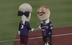 Racing presidents Olympic fencing with swords Teddy v Tom