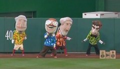 Gangnam Style racing presidents Washington Nationals