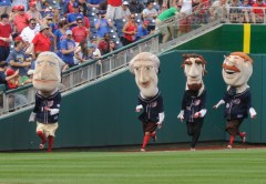 Nationals Presidents Race George Washington Wins Teddy Loses