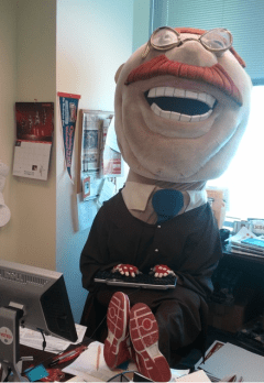 Teddy Roosevelt chats with The Washington Post