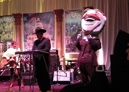 Teddy Roosevelt at the Black Tie and Boots Inaugural Ball