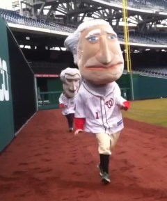 George Washington President Race Auditions Nationals Park