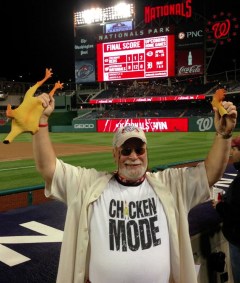 Nationals rubber chicken man sacrifice breaks bad luck