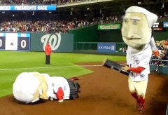 Nationals Racing President George Washington hits William Howard Taft