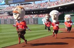 Teddy Roosevelt wins Washington Nationals Presidents Race Nationals Park