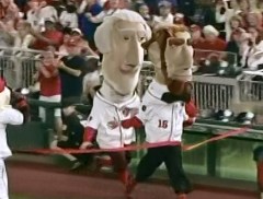 Racing president Abe Lincoln taunts cheats wins