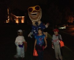 Teddy Roosevelt Goes Trick or Treating