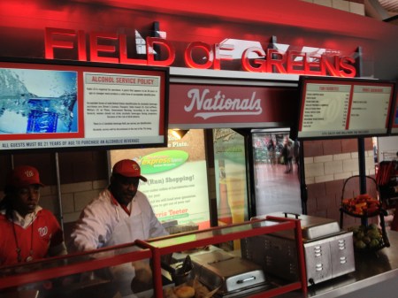 Field of Greens - Vegan Food - Washington Nationals Park - Vegetarian Option