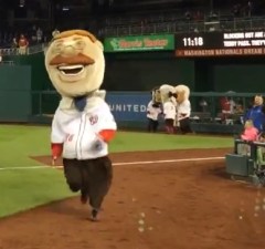 Teddy Roosevelt wins extra innings Nationals presidents race 13th