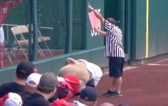 Washington Nationals Presidents Race World Cup USA Red Card