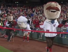 Doug Glanville Washington Nationals Presidents Race