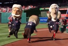 Teddy Roosevelt head butts misses Taft