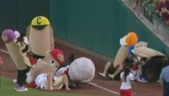 Taft enlists Pittsburgh Pierogies to win Presidents Race