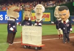 Teddy Roosevelt Dollar Hot Dog Stand Racing Presidents