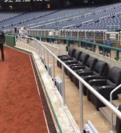 Dugout Club Wall Nationals Park