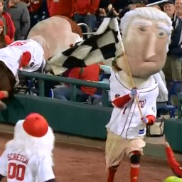 Racing presidents scramble on National Scavenger Hunt Day