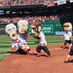 On opening day, Teddy Roosevelt breaks presidents race losing streak with help from an unlikely ally